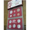 Image 2 : 2001 US SILVER PROOF SET