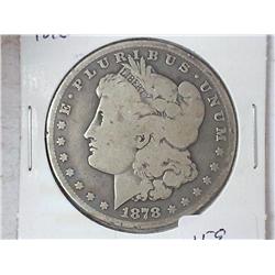 1878-CC MORGAN SILVER DOLLAR