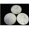 Image 2 : 1922-P/D/S PEACE SILVER DOLLARS (3 COINS)