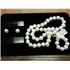 Image 1 : FRESH WATER PEARLS 18" NECKLACE & EARRINGS SET