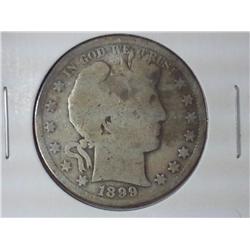1899 BARBER HALF DOLLAR