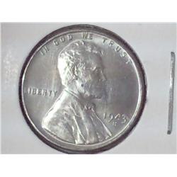 1943-S LINCOLN STEEL WAR CENTS (UNC)