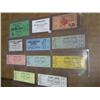 Image 1 : 11 ASSORTED CONCERT ETC... TICKETS