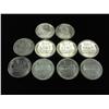 Image 2 : 10 ASSORTED 1943 STEEL LINCOLN CENTS (UNC)