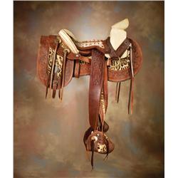 Exotic Saddle with Saddlebags