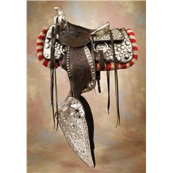 Newell Silver Parade Saddle with Bohlin Parts