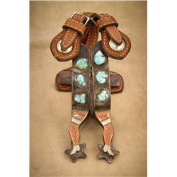 Navajo Mounted Gal Leg Spurs