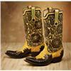 Image 1 : Black and Yellow Abraham Rios Boots