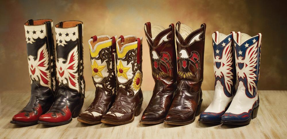 Four Pair of Cowboy Boots