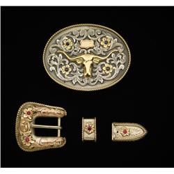 Bohlin Trophy and Ranger Buckle Set