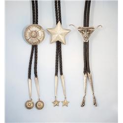 Three Bohlin Bolo Ties