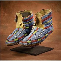 Sioux Beaded Moccasins