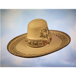 1890s-1900s Straw Mexican Sombrero