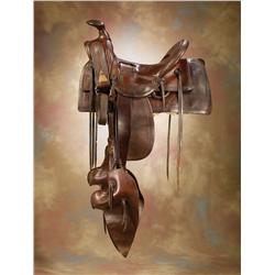 19th Century Main & Winchester, San Francisco Loop-Seat Saddle, Cat Pat No 3