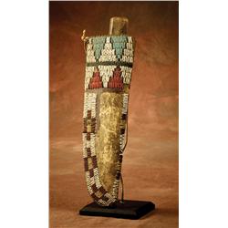 Northern Plains Beaded Knife Sheath