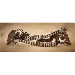 Impressive C P Shipley, Kansas City, Missouri Fully-Mounted Spurs