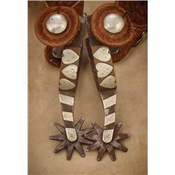 Crockett Heart Spurs