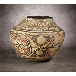 Zuni Polychrome Pottery Jar
