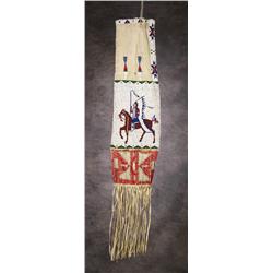Sioux Beaded & Quilled Pictorial Pipebag