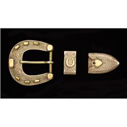 Eddy Hulbert (1898-1960) Buckle Set