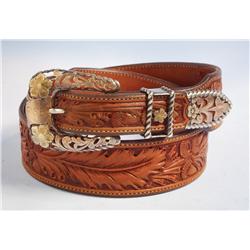 Edward H Bohlin Filigreed Buckle