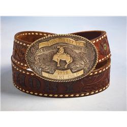 1958 Rowell Rodeo Buckle Presented to actor Robert Culp