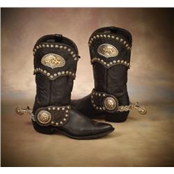 Roy Rogers’ McCabe Spurs, Boot Tops and Gauntlets