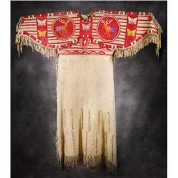 Sioux Quilled Pictorial Dress