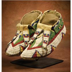 Sioux Beaded Moccasins