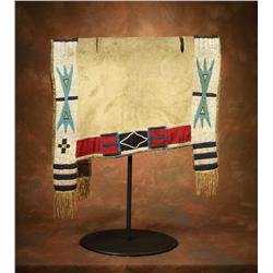 Early Northern Plains Beaded Saddle Blanket