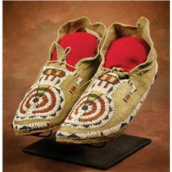 Cheyenne Beaded Moccasins