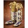 Image 1 : Sioux Hightop Beaded Moccasins