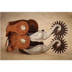 Randy Butters Double-Mounted Swan Spurs