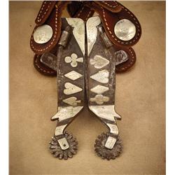 Billy Klapper (b 1937) Card Suit Texas Spurs