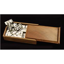 Mother-of-Pearl Domino Set