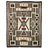 Image 1 : Large Navajo Storm Pattern Pictorial Rug
