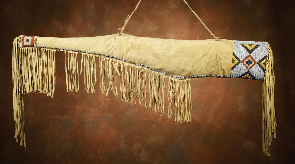 Northern Plains Beaded & Fringed Rifle Scabbard