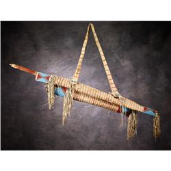 Sioux Beaded and Quilled Bowcase & Quiver