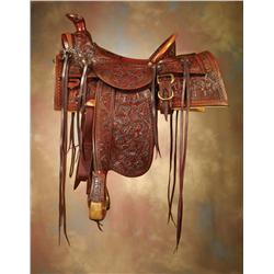 Bill Allison (b 1949) Period-style Saddle