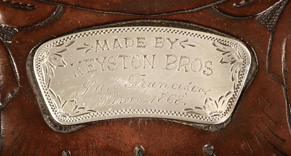 Keyston Bros, San Francisco, Stunning TwoTone Floral Carved Sterling