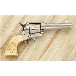 Engraved Colt with Ivory Grips