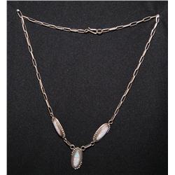 NAVAJO STERLING NECKLACE
