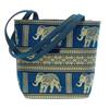 Image 1 : Thai Silk Hand Crafted Elephant Handbag (ACT-221)