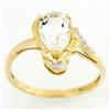 1.68ct Natural Wht Topaz Diamond 9k Gold Ring (JEW-9429X)