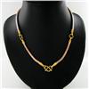 175ct Yel/Wht Gold Vermeil Heavy Necklace (JEW-2548)
