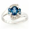 1.85ct London Bl Topaz Diamond 9k Wht Gold Ring (JEW-9334X)