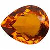 150.5ct Orange Brazil Citrine Pear Appr Est $30k (GEM-23750)