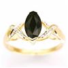 1.62ct Natrl Black Sapphire Diamond 9k Gold Ring (JEW-9433X)