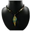 Image 1 : Tibet Turquoise Brass Shell Necklace (ANT-1094)