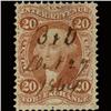 Image 1 : 1860s US Revenue Stamp 20c Foreign Exch. (STM-1444)
